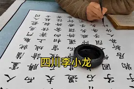 成都著名书法家李小龙，迅速出名的背后，皆因这欧楷字帖视频封面