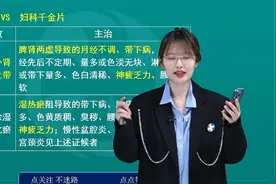 今天继续学习中药二-千金止带丸VS妇科千金片的主治和功效！重点视频封面