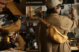 手工制作磨砂牛皮小胸包的教学视频来了，材料包也都准备好啦！视频封面