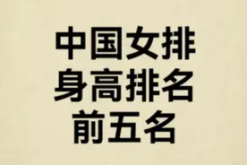 中国女排身高排名前五名，看看都有谁?视频封面