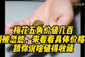 梅花五角价值几百别被忽悠，来看看具体价格表，跟你说啥值得收藏视频封面