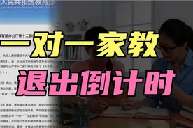 《意见》发布，一对一家教，一年半退出倒计时…视频封面