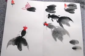 中央美院院长吴作人金鱼的画法，缥缈灵动，水中之花，密不外传视频封面