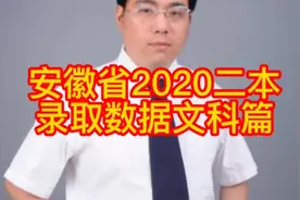 安徽省2020二本文科录取数据文科篇视频封面