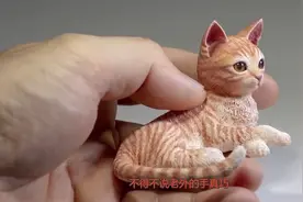 小伙用3D打印笔制作一只猫咪，看到成品的瞬间，不要太惊艳！