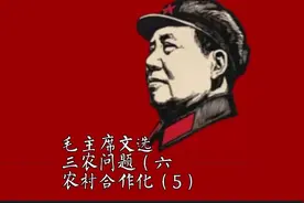 毛主席文选：三农问题（六）农业合作化（5）防止农村两极分化视频封面
