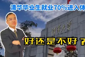 清华毕业生就业70%进入体制内，好还是不好？视频封面