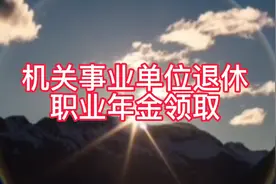 机关事业单位退休人员职业年金是如何领取的？领多长时间？视频封面