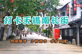 打卡江南著名老街：无锡南长街，小桥流水，繁华秀美，还不收门票视频封面