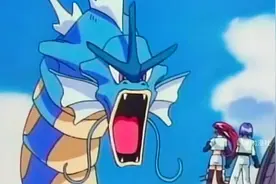 宝可梦：巨型鲤鱼王进化成暴鲤龙，一击秒杀火箭队，暴鲤龙好脾气