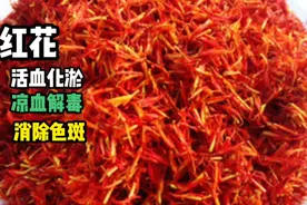 红花：活血化淤，凉血解毒，消除色斑视频封面