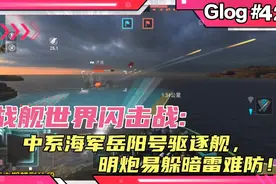 战舰世界闪击战:中系海军岳阳号驱逐舰，明炮易躲暗雷难防！视频封面