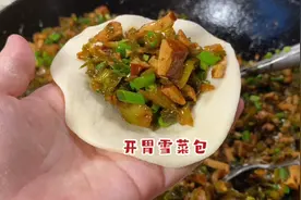 夏天就爱吃这个酸酸辣辣的雪菜豆腐包视频封面