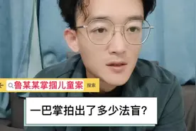 鲁某某掌掴儿童案，一个巴掌拍出了多少法盲视频封面