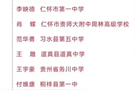 贵州喜报！清华北大入选名单公布！视频封面