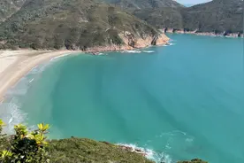 来香港超推荐打卡的美丽海滩，麦理浩径二段浪茄湾白沙滩
