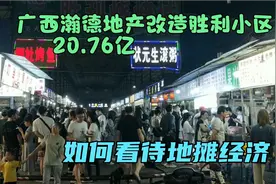 广西地产大佬改造柳州胜利小区，柳北美女地摊夜市何去何从视频封面
