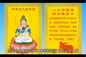 十二属相守护神，十二生肖相对应的守护神菩萨视频封面