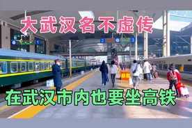 想不到从汉口去武昌最快的方式是坐高铁，武汉名符其实的大武汉视频封面