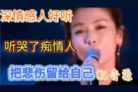 刘涛的《把悲伤留给自己》配音深情感人好听，听哭了有故事的人！视频封面