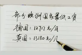 欧洲部分发达国家的最低工资标准，俄罗斯的工资超乎我们的想象视频封面