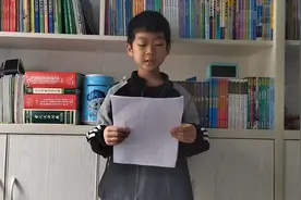 第一次参加学校广播站，在家练习稿子，为你加油，小朋友视频封面