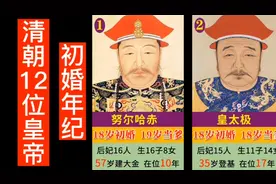 清朝十二帝初婚年纪及子女数量。视频封面