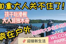 加拿大人关不住了！多伦多约克区湖边孩子滑板大人独木舟疯在户外视频封面