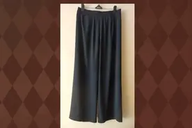 没有侧缝的阔脚裤，简单好做，适合新手朋友，来看看怎样裁吧