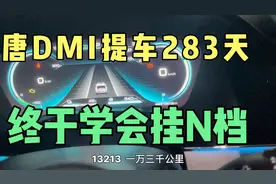比亚迪唐DMI提车283天，终于学会怎么挂N档，洗车再也不用被嘲笑