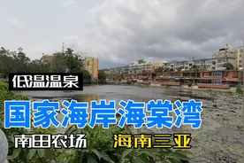 海南三亚南田农场，有低温温泉和国家级海岸海棠湾加持，发展不错视频封面