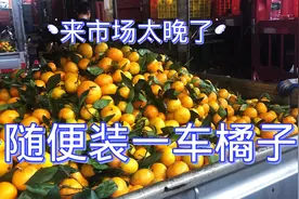 今年的橘子比去年稍微贵一点，去年五六毛都可以拿货视频封面