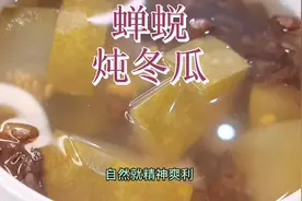 蝉蜕炖冬瓜 清热解暑靓汤 饮完行部路都快d嘎！