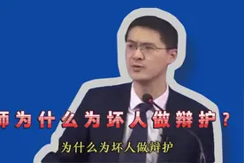 罗翔：律师为什么为坏人做辩护？视频封面