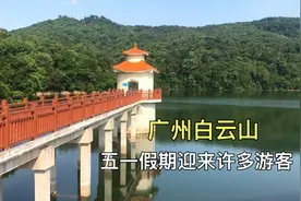 4月30日广州白云山5A级旅游级景区，五一假期迎来许多游客爬山视频封面