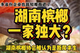 7成原料出自海南，但为什么湖南槟榔，在全国一家独大？视频封面