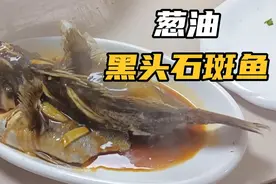黑头鱼除了红烧，还可以清蒸，它肉质紧奏，口感细腻，无毛刺。