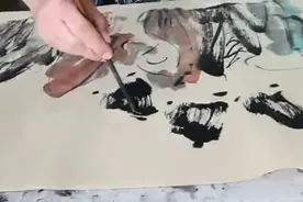 山东画家郭心伟，独创人物“七仙女”画法视频直播，敬请欣赏！视频封面