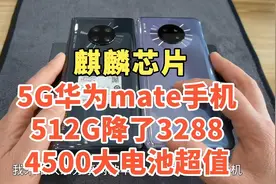 华为Mate30pro512G，降了3288，麒麟990+4500电池+40W闪充，超值视频封面