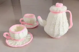 钩针编织毛线茶壶(下)