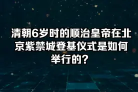清朝6岁时的顺治皇帝在北京紫禁城登基仪式是如何举行的？