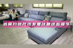 简约现代装修风格客厅如何配沙发？选时这些材料细节一定要多留意视频封面
