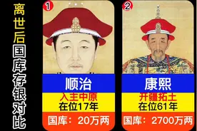 清朝各个皇帝离世后，国库存银有的高达6900万两，有的只有10块视频封面