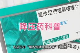 医生带你了解降压药氯沙坦和氯沙坦钾氢氯噻嗪！视频封面