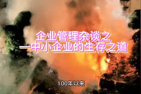 企业管理杂谈之中小企业生存之道视频封面