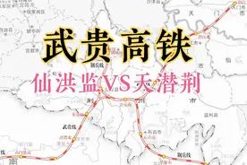 一条关于武贵高铁湖北段的视频，仙洪监和天潜荆，究竟会花落谁家视频封面
