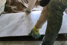 铺砖新技术干铺法600*1200的怎么贴，铺地砖的最快方法牢固不空鼓