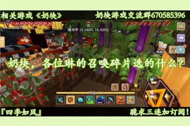 奶块，各位琳的召唤碎片选的什么？