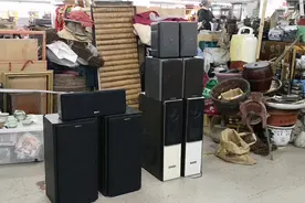 苏州旧货市场：索尼 雅马哈 丹麦 各种全好大牌音箱 论斤称着卖！视频封面