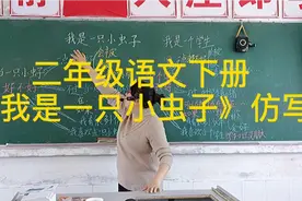 二年级下册课文《我是一只小虫子》仿写提纲这样讲，大家都会了视频封面